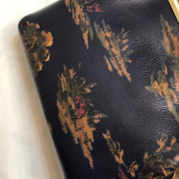 Patricia Nash Borse Leather Kiss Lock Coin Purse Kent Countryside NWT & Card - Picture 11 of 16